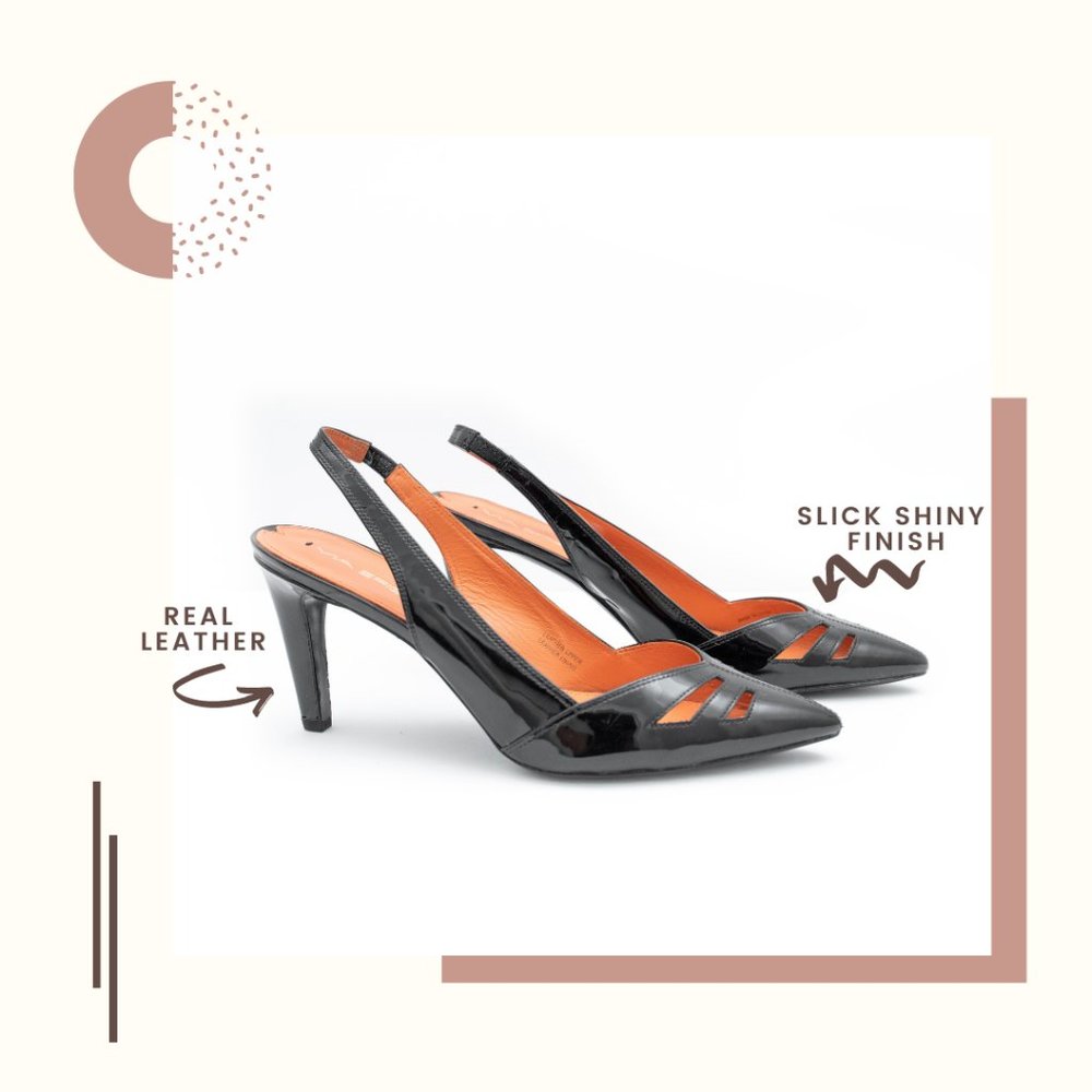 Via Spiga Slingback Cut Out "Gable" Heels